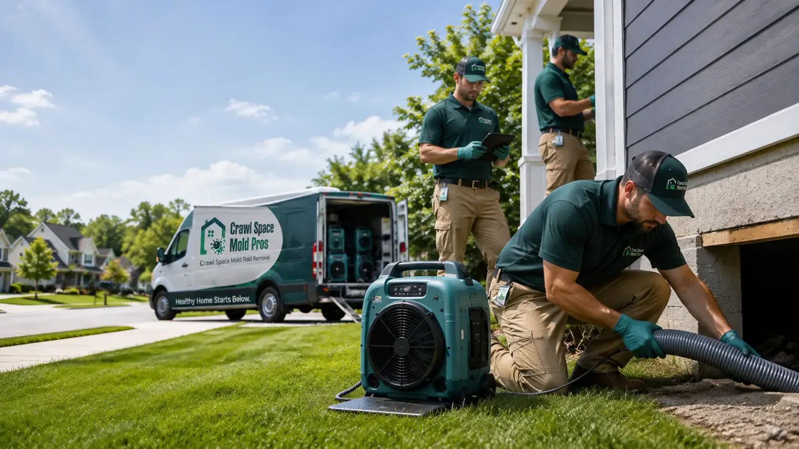 Crawl Space Mold Removal in Umatilla, OR